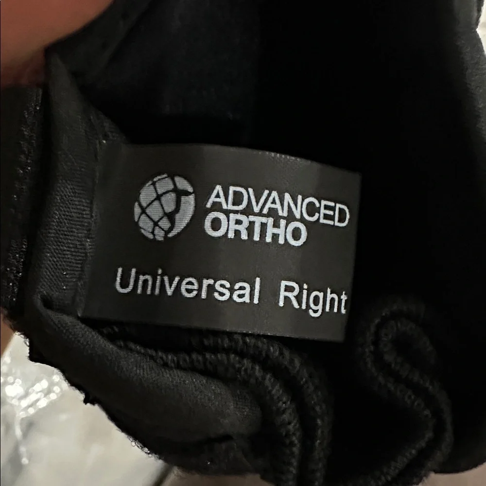 Wrist Splint Advanced Ortho Palmar Stay, Aluminum/Foam/Lycra, Black, Right Hand